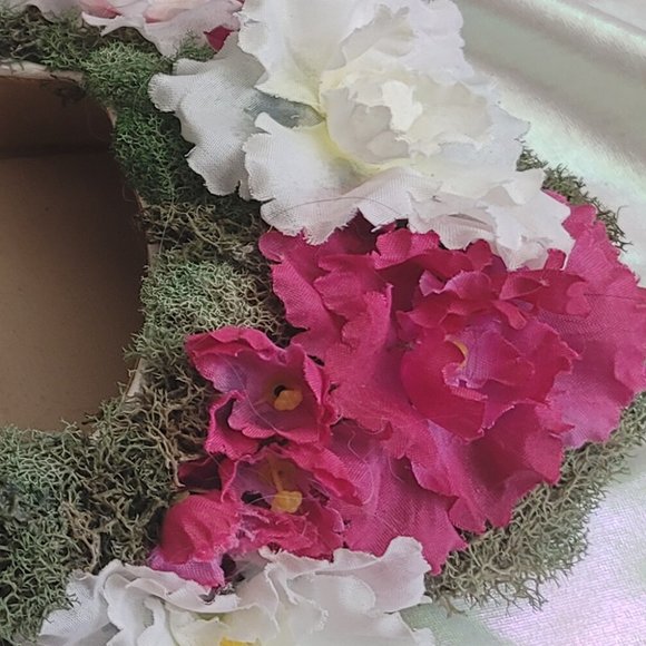 Custom One of a Kind Size 11 Topiary Moss and Flower Flat Mary Jane Shoes OOAK - Picture 9 of 11